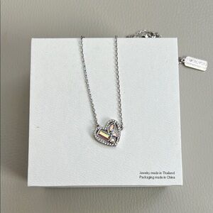 Swarovski Silver Heart Pendant Necklace